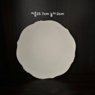 둥근 뿔 접시